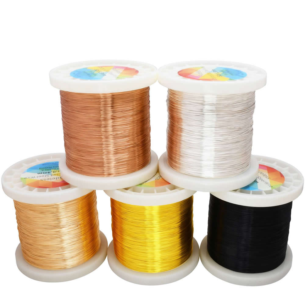 Art Craft Wire - ลวดทองแดงเคลือบเหล็ก ทนทาน ไม่หมอง งอได้ ยาว 100