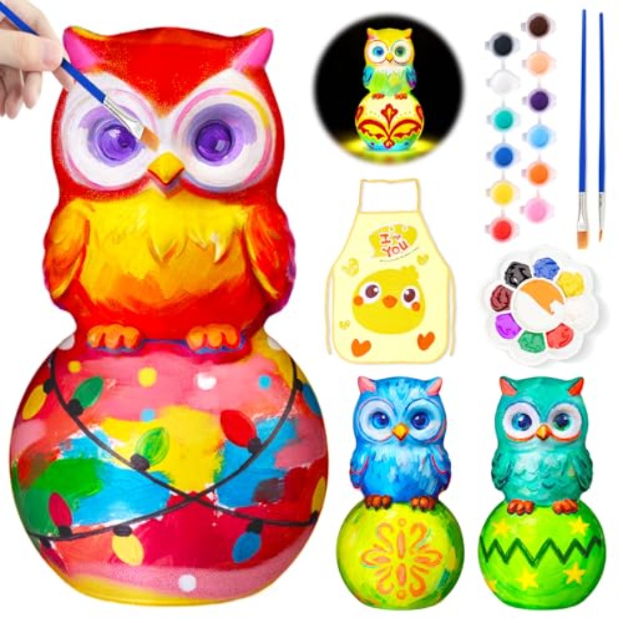 Art Craft Diy - ชุดอุปกรณ์ทำโคมไฟของคุณเอง, งานศิลปะและงานฝีมือสำหรับเด็กอายุ 8-12 ปี, ของเล่น DIY