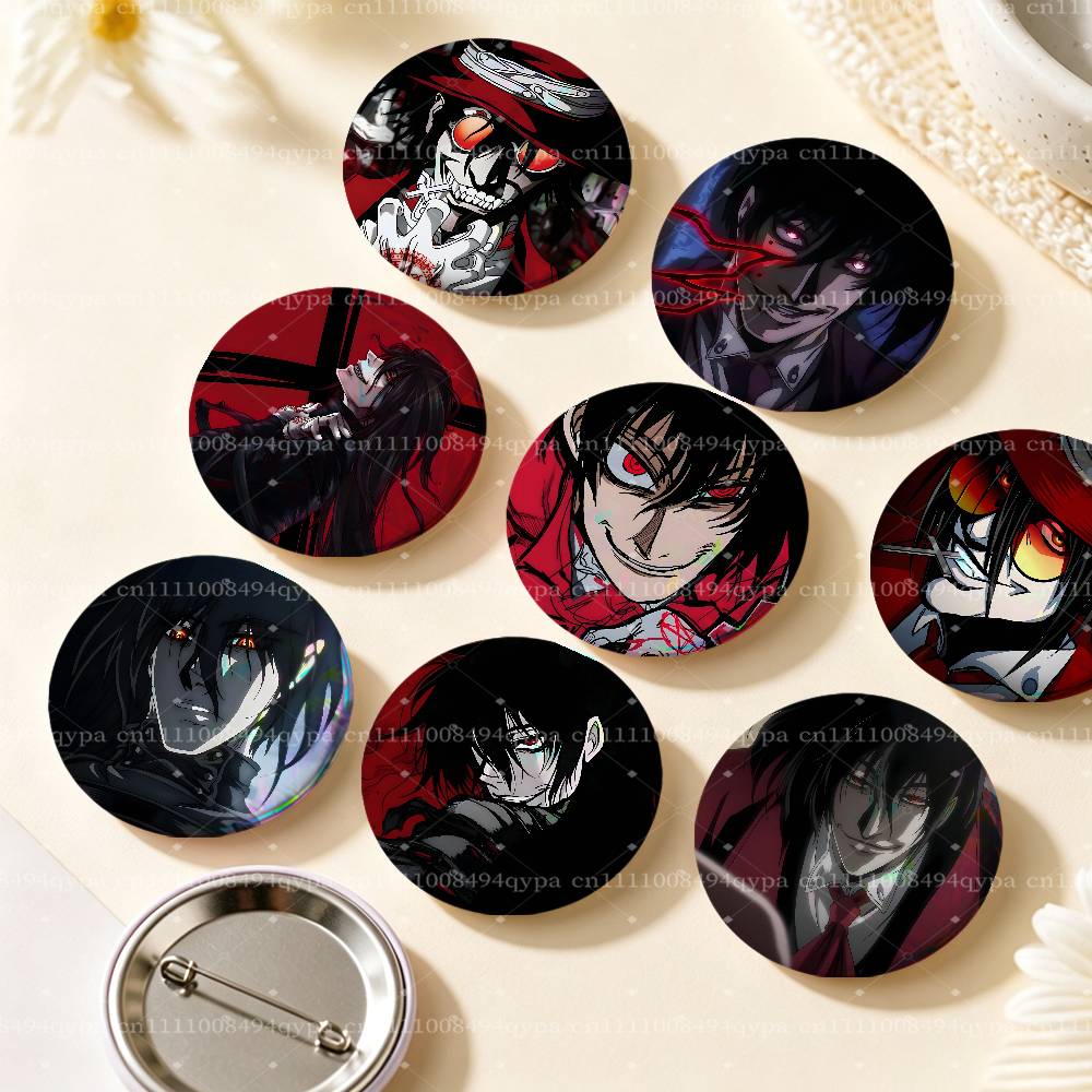 Art Craft Japan - เข็มกลัดเลเซอร์ H-Hellsing Alucard ของตกแต่ง ของขวัญ สินค้าสำหรับงานปาร์ตี้