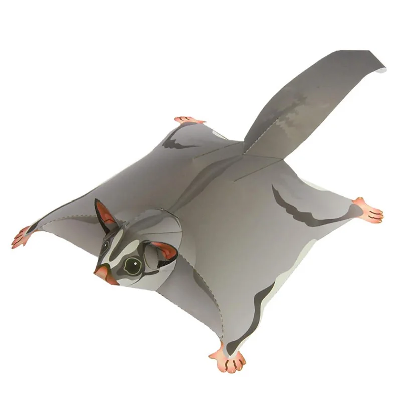 Art Craft Cardboard - เครื่องร่อนน้ําตาลบินแผ่น Handmade Origami Art Mini น่ารัก