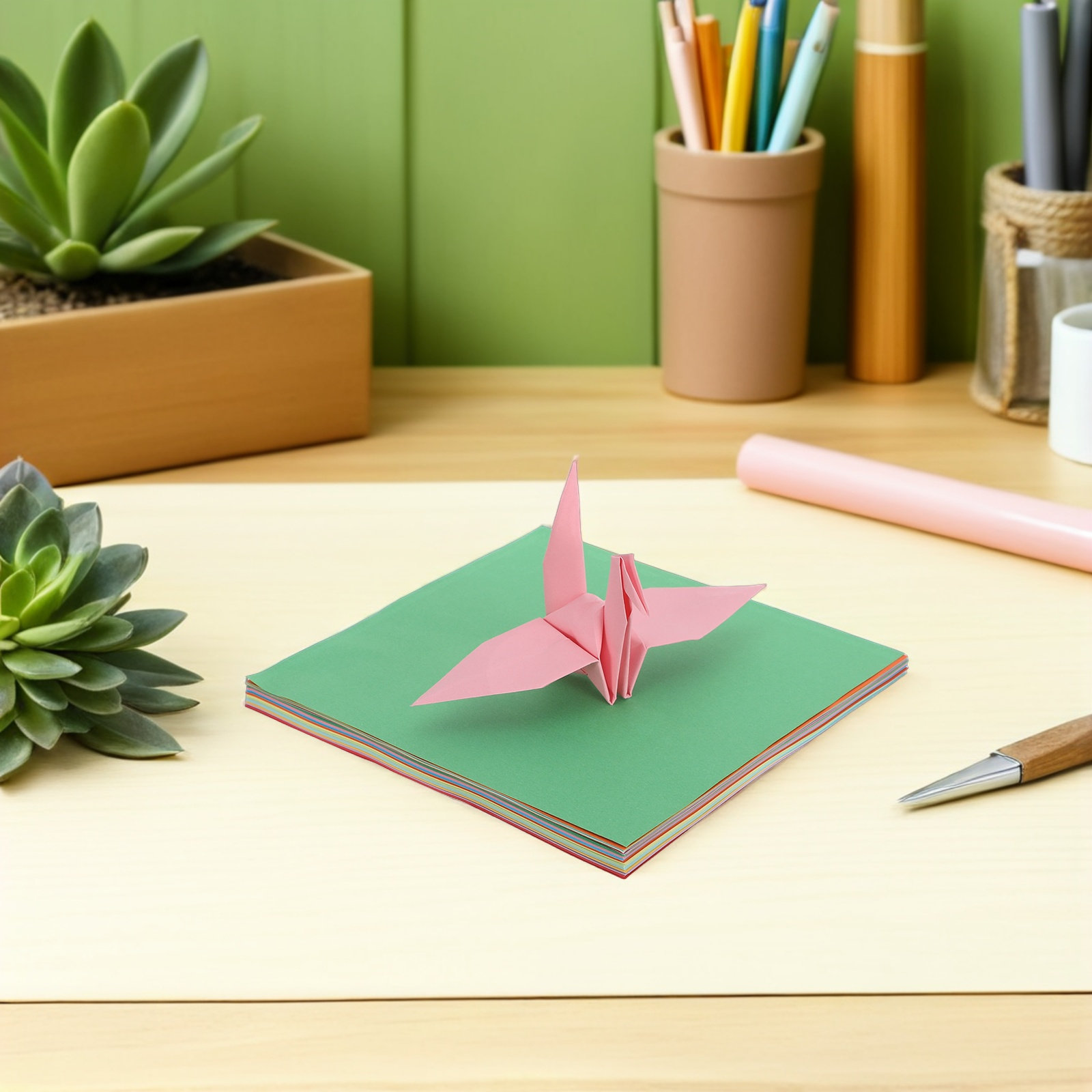 กระดาษโอริกามิ 300 แผ่น สีสันส - Art Craft Easy With Paper บทวิจารณ์และราคา
