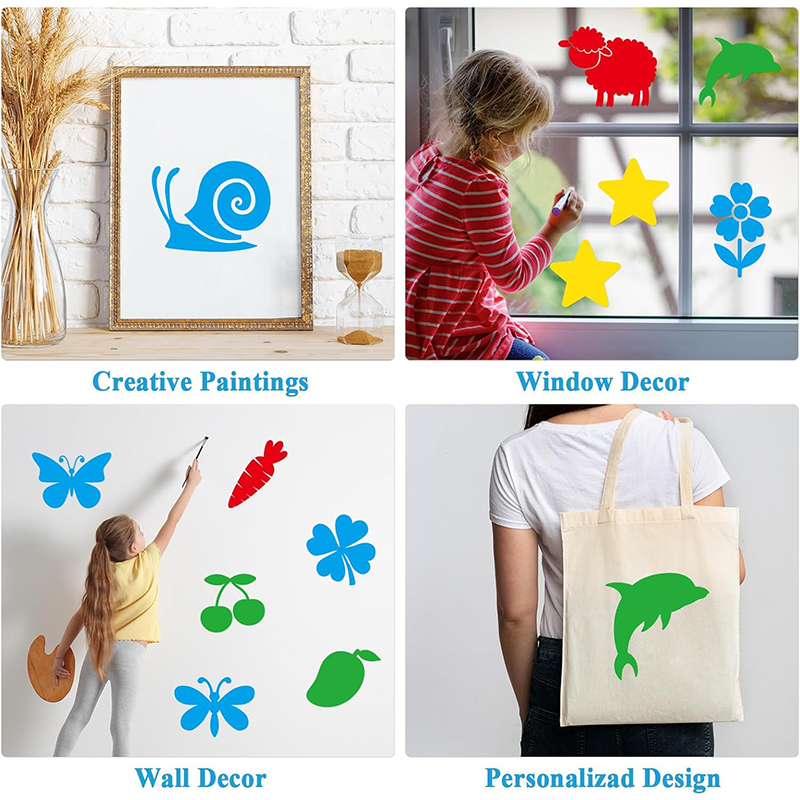10/20 ชิ้น แม่แบบภาพวาด ลายฉลุ - Art Craft Diy บทวิจารณ์และราคา