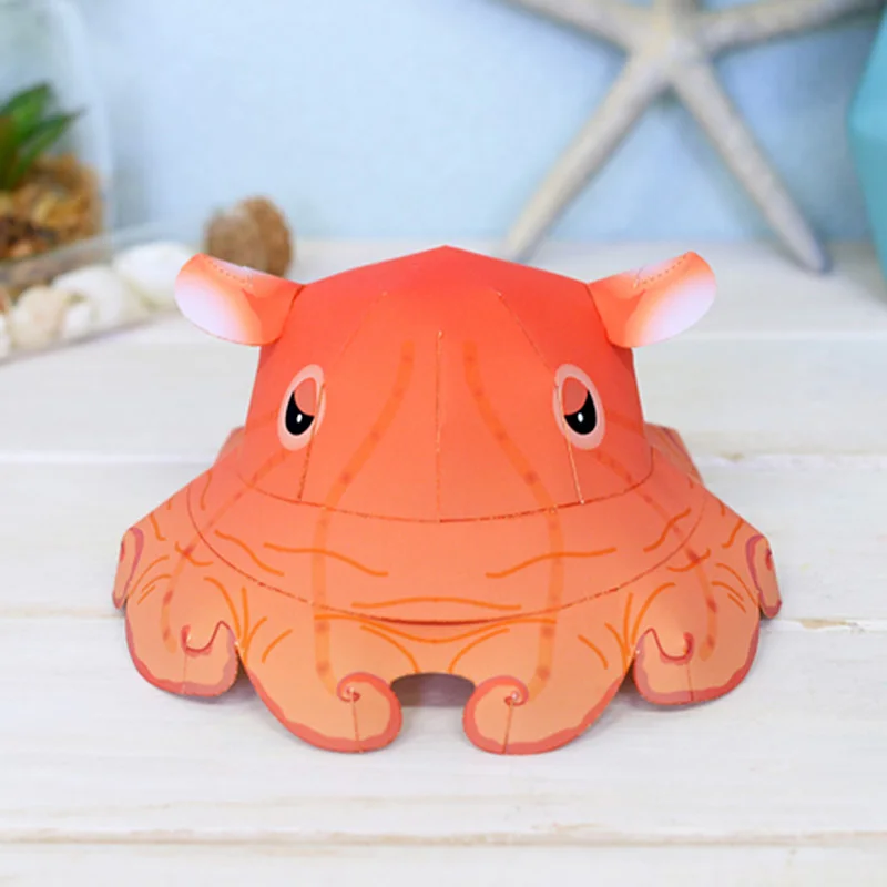 Flapjack Octopus พับ Origami A - Art Craft Cardboard บทวิจารณ์และราคา