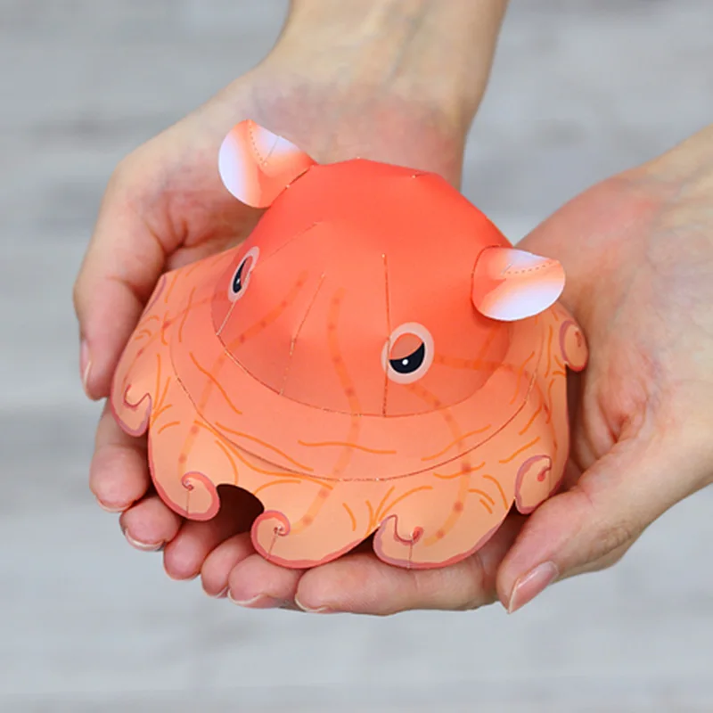 Flapjack Octopus พับ Origami A - Art Craft Cardboard บทวิจารณ์และราคา