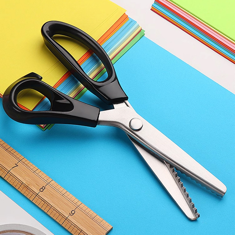 กรรไกรตัดกระดาษลายซิกแซก 2/3 ม - Art And Craft Zig Zag Scissors บทวิจารณ์และราคา