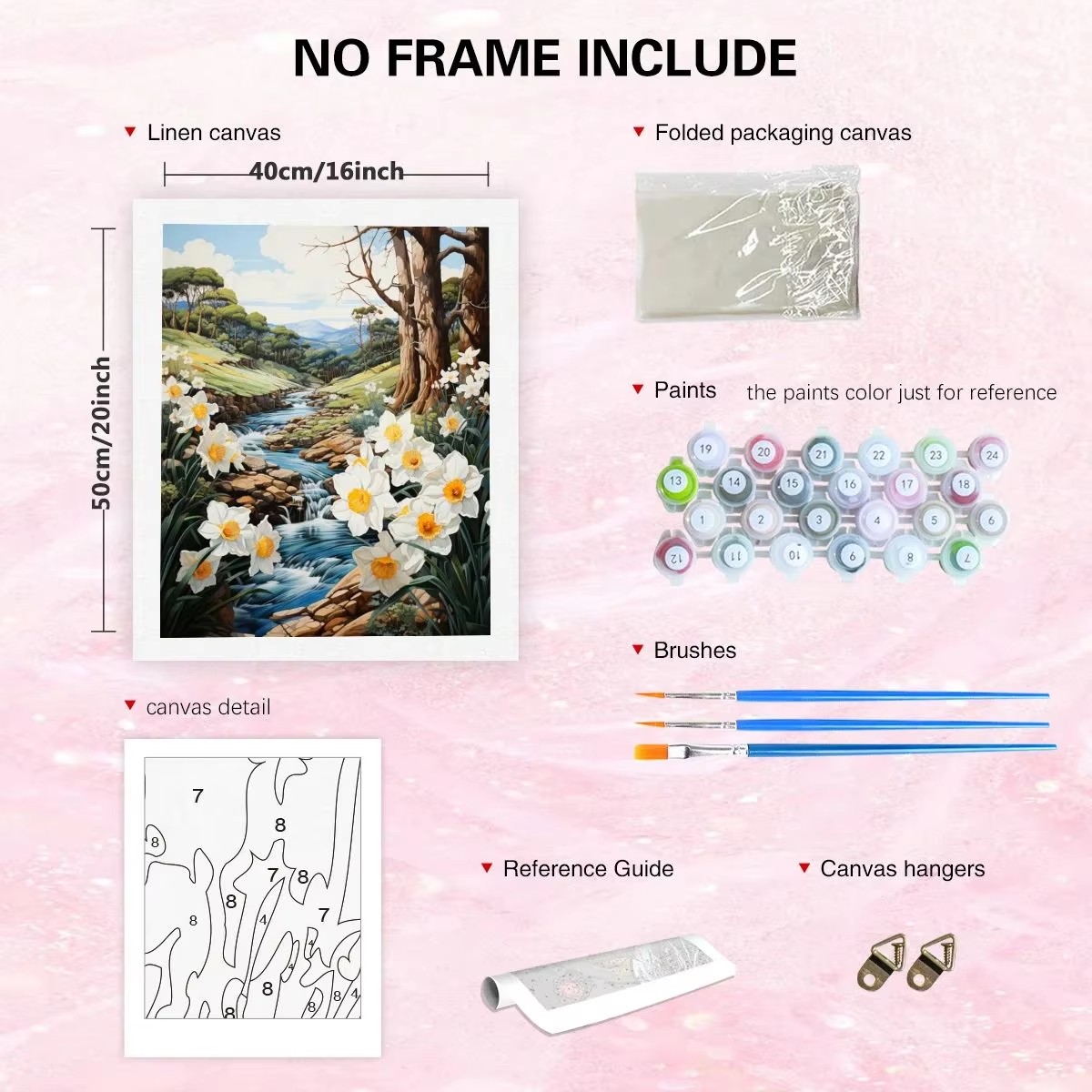 GATYZTORY ชุดระบายสีตามตัวเลข  - Art Craft Picture บทวิจารณ์และราคา