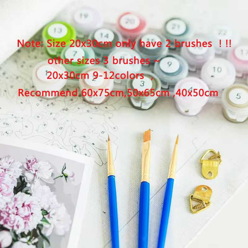GATYZTORY ชุดระบายสีตามตัวเลข  - Art Craft Picture บทวิจารณ์และราคา
