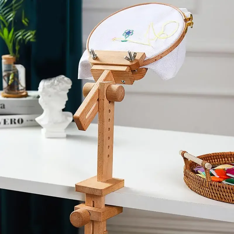 360 °   วงแหวนปักผ้าไม้แบบปรับ - Embroidery Hoop Kit บทวิจารณ์และราคา