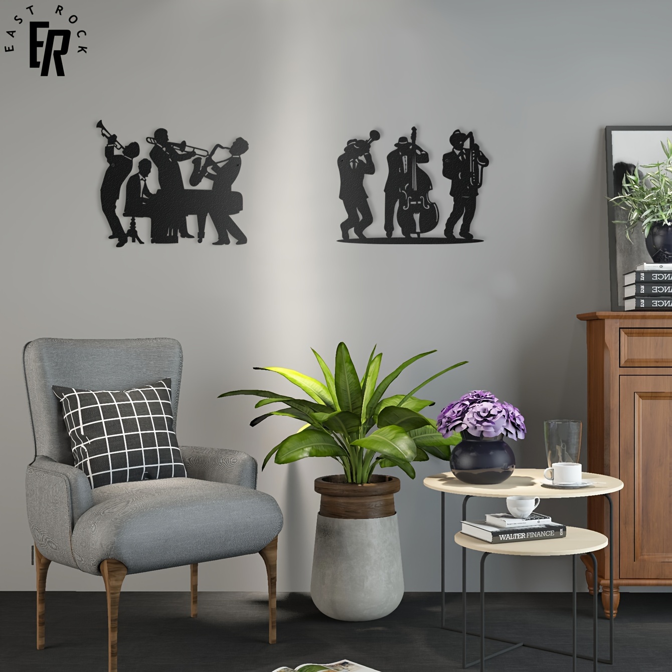 ของตกแต่งผนังรูปเงาดนตรีเมทัล  - Art Craft Logo บทวิจารณ์และราคา