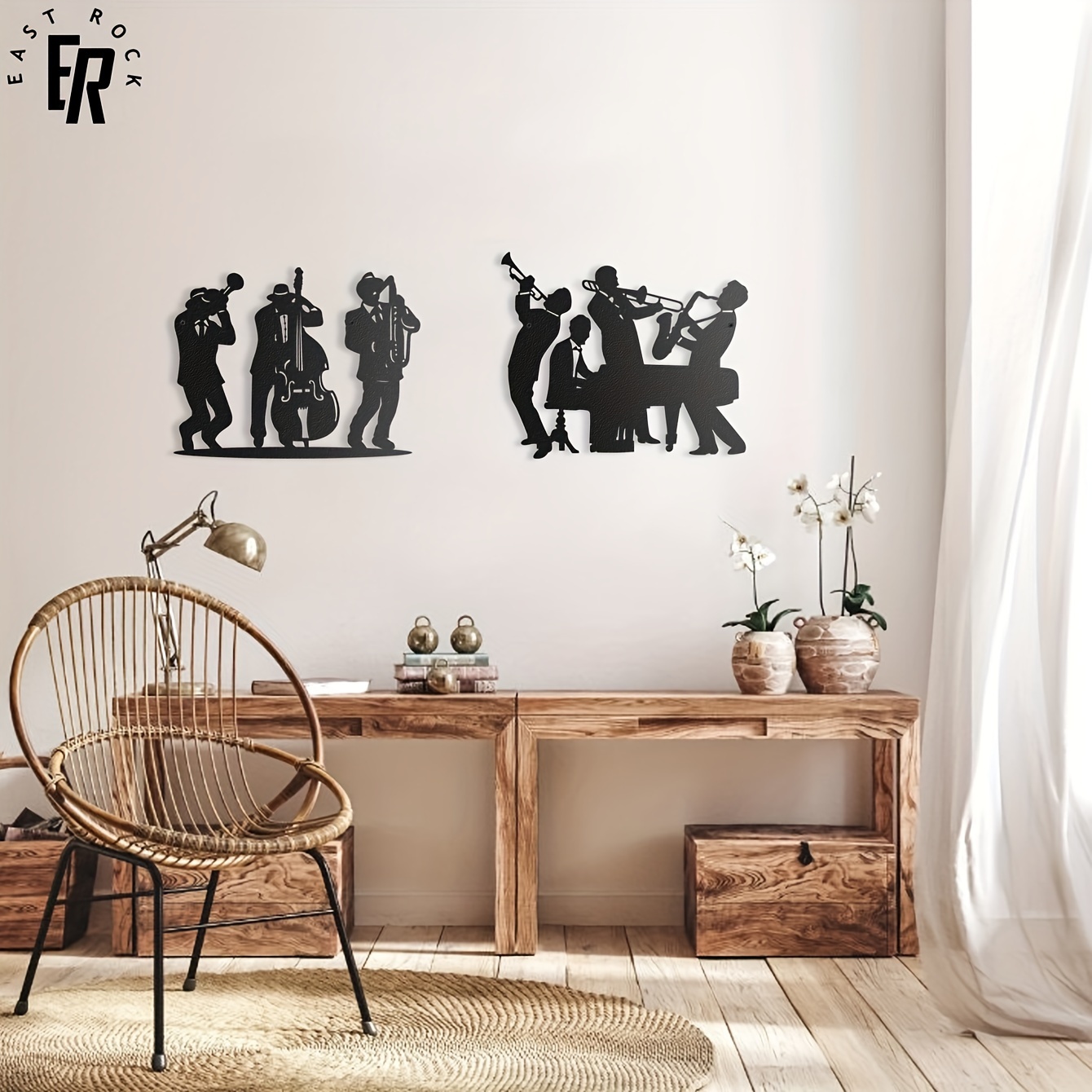 ของตกแต่งผนังรูปเงาดนตรีเมทัล  - Art Craft Logo บทวิจารณ์และราคา