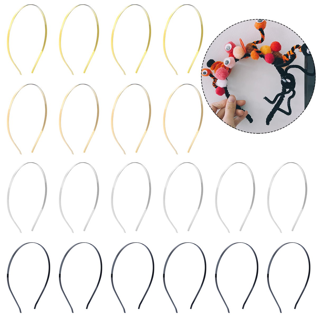 10 ชิ้น ขนาด 11x14 ซม. ที่คาดผ - Art And Craft Hair บทวิจารณ์และราคา