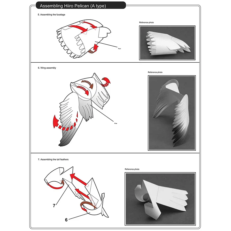 Dalmatian Pelican Origami Art  - Art Craft Cardboard บทวิจารณ์และราคา