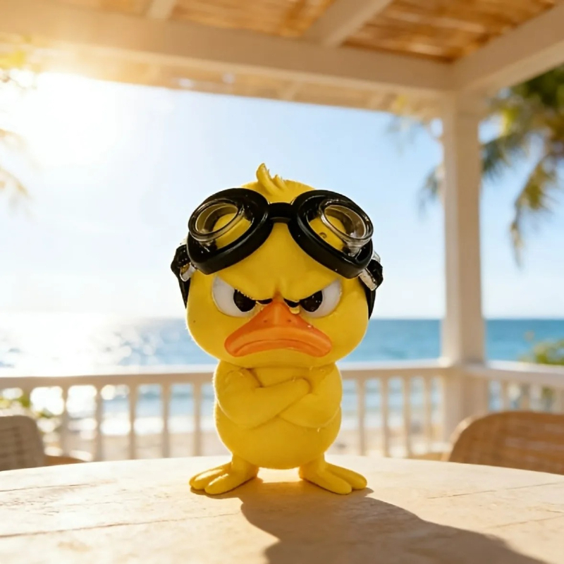 ตุ๊กตาเป็ดโกรธ 1 ตัว พร้อมแว่น - Art Craft Duck บทวิจารณ์และราคา