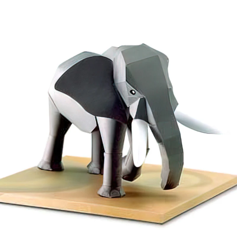 ช้างแอฟริกัน Origami Art Mini  - Art Craft Elephant บทวิจารณ์และราคา