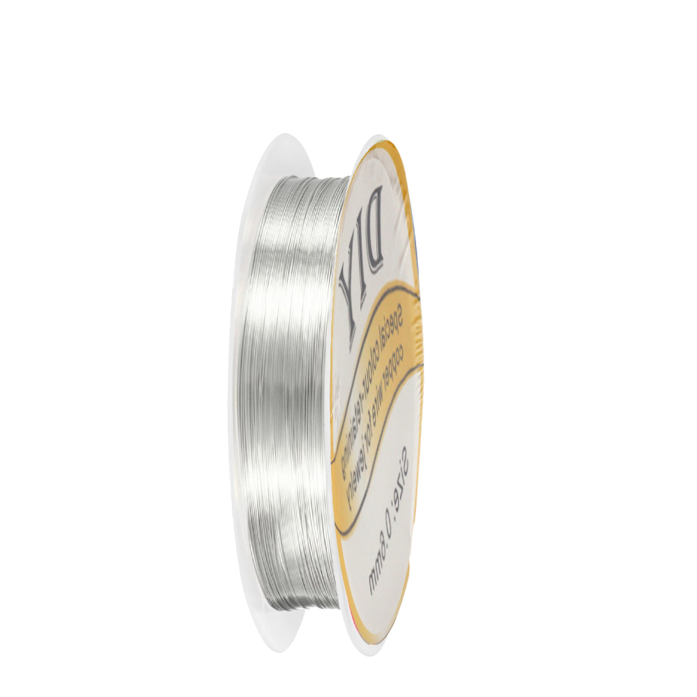 ลวดทองแดงสีเงิน 1 ม้วน ขนาด 0. - Art Craft Wire บทวิจารณ์และราคา