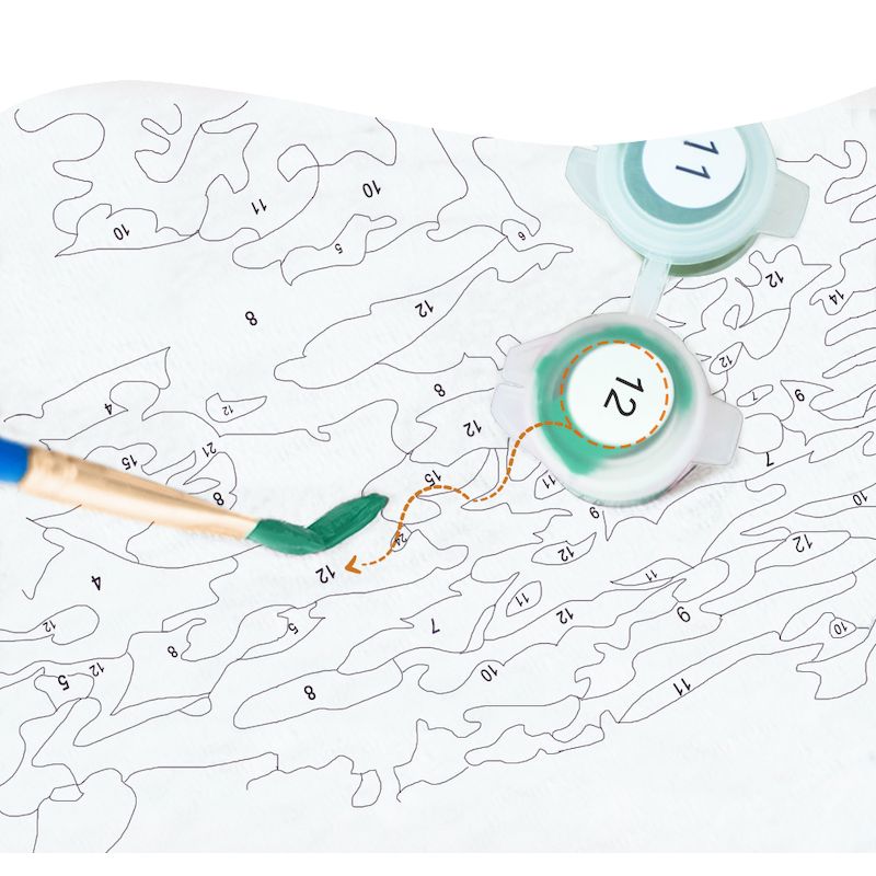 ภาพวาดหมาป่าภาพสีน้ํามันสําหรั - Art Craft Picture บทวิจารณ์และราคา