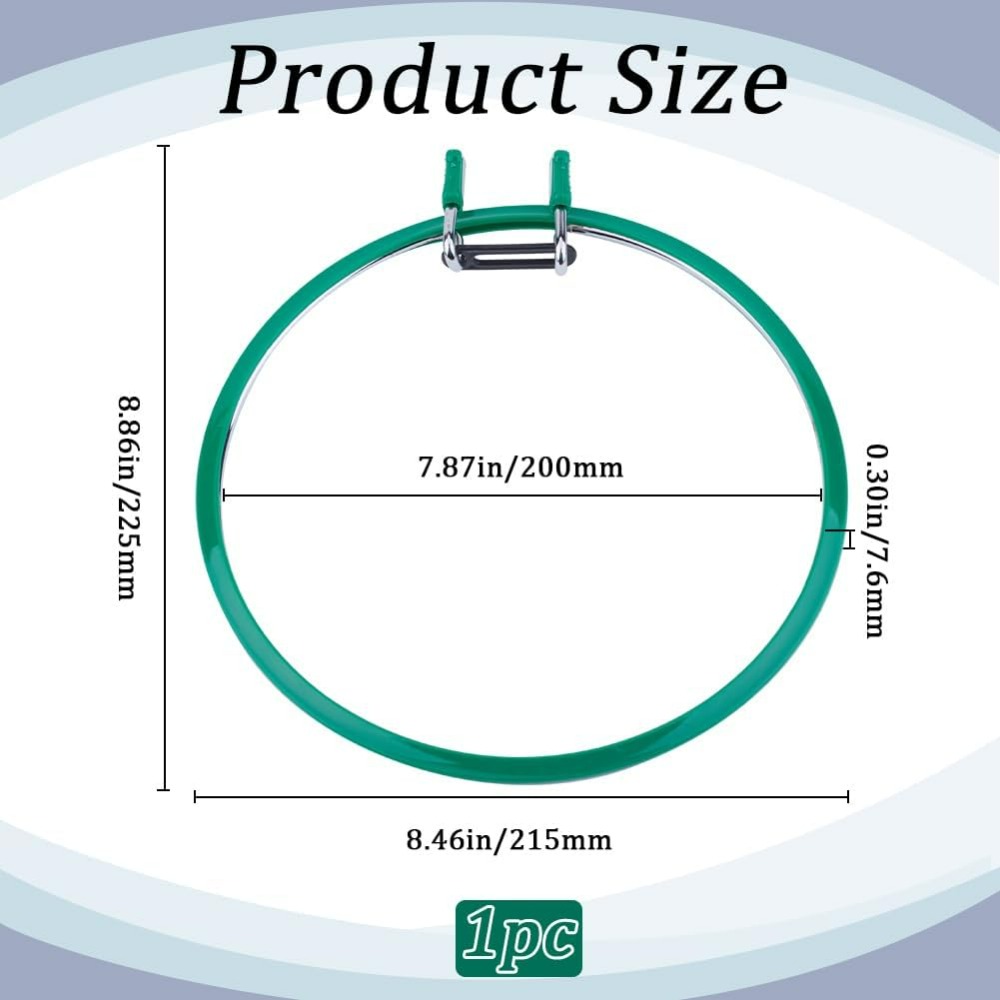 โลหะสีเขียวเย็บปักถักร้อย Hoop - Embroidery Hoop Kit บทวิจารณ์และราคา