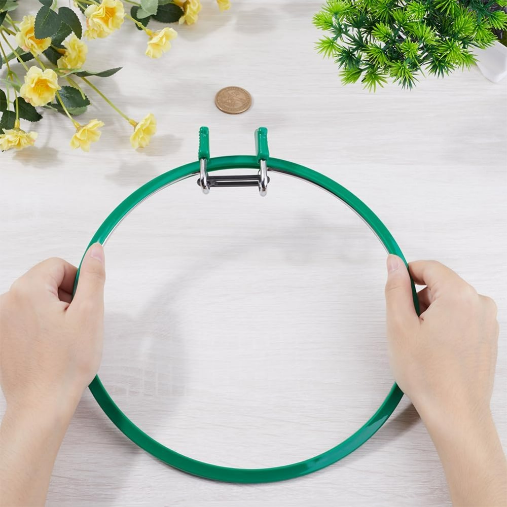 โลหะสีเขียวเย็บปักถักร้อย Hoop - Embroidery Hoop Kit บทวิจารณ์และราคา