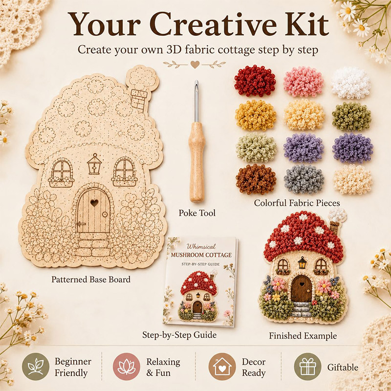 ชุดงานฝีมือ DIY บ้านเห็ด 3 มิต - Art Craft Diy บทวิจารณ์และราคา