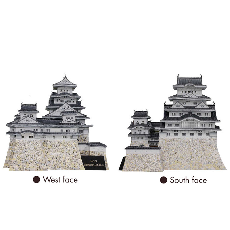Japan Himeji ปราสาท3D กระดาษ H - Art Craft Japan บทวิจารณ์และราคา