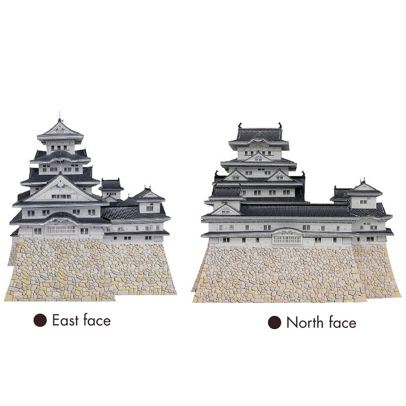 Japan Himeji ปราสาท3D กระดาษ H - Art Craft Japan บทวิจารณ์และราคา