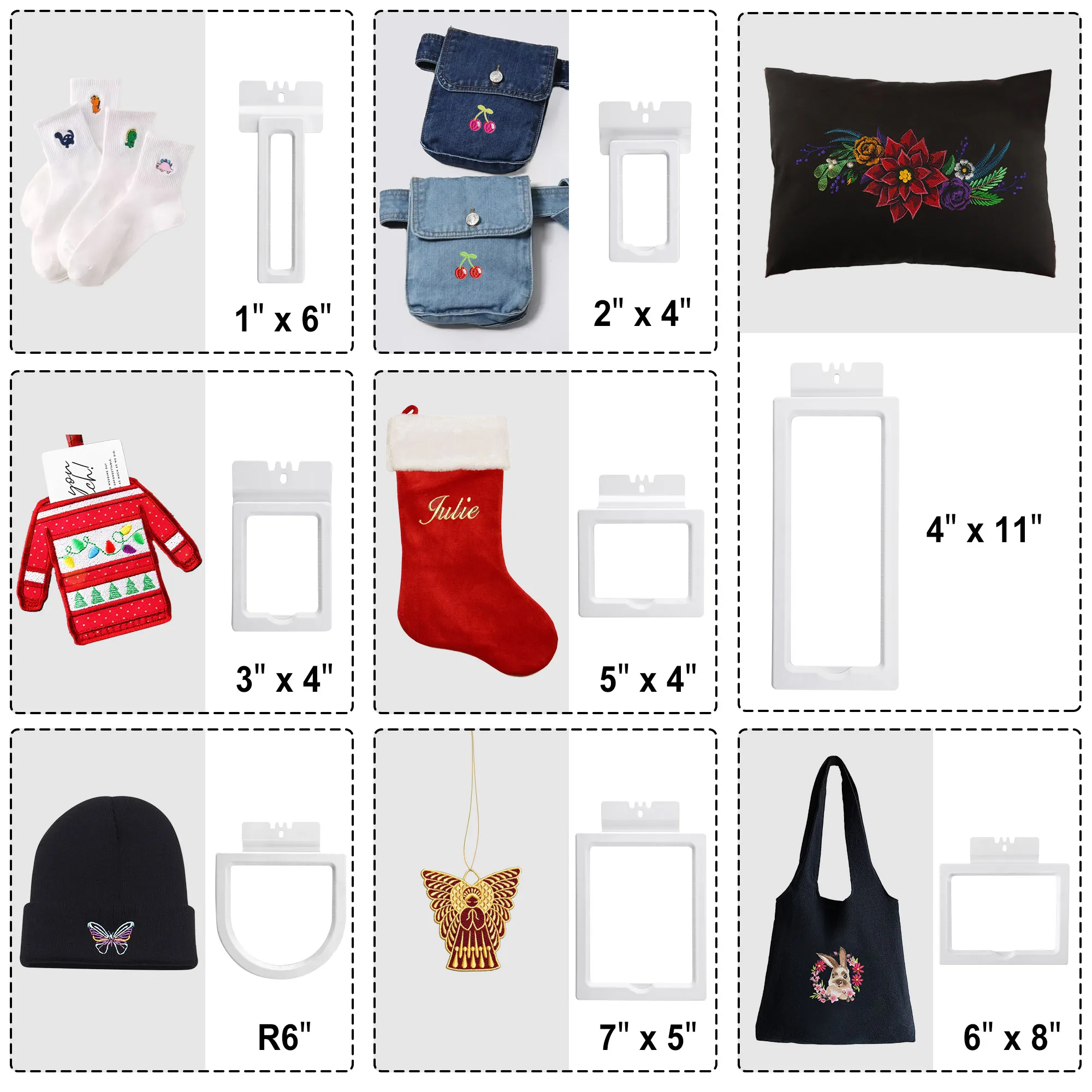 ชุดกรอบแม่เหล็ก 8in1 สำหรับเคร - Embroidery Hoop Kit บทวิจารณ์และราคา