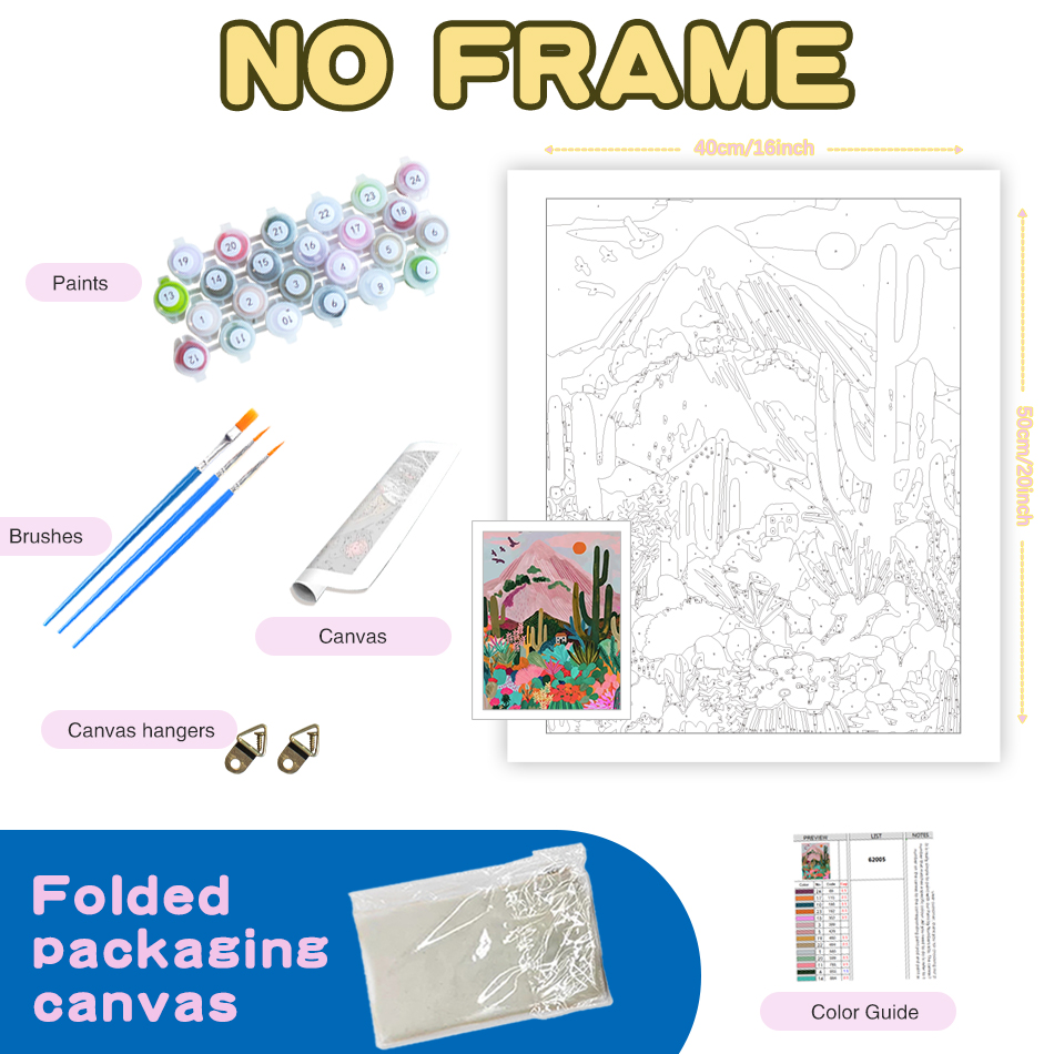 ชุดภาพวาดระบายสีตามตัวเลข CHEN - Art Craft Picture บทวิจารณ์และราคา