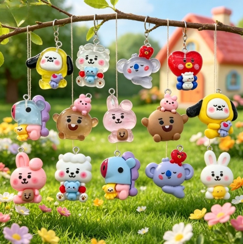 ชุด 7 ชิ้น BT21 ชาร์มการ์ตูนเร - Art Craft Diy บทวิจารณ์และราคา