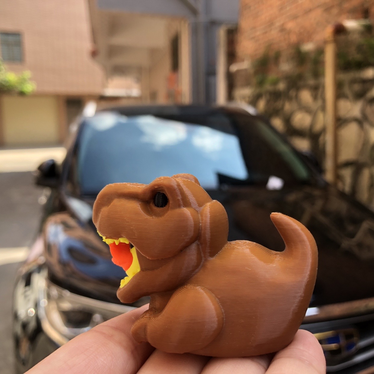 รูปปั้นเป็ดไดโนเสาร์พิมพ์ 3 มิ - Art Craft Duck บทวิจารณ์และราคา