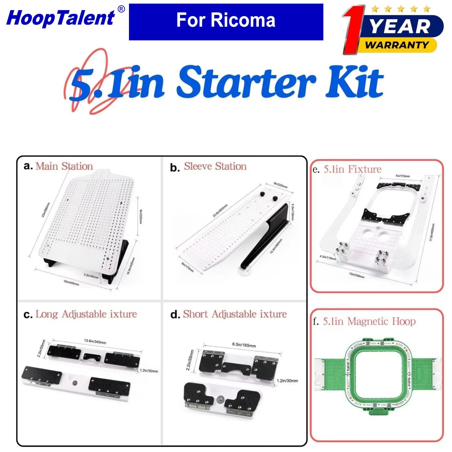 ชุดอุปกรณ์ Hooping Station สำห - Embroidery Hoop Kit บทวิจารณ์และราคา