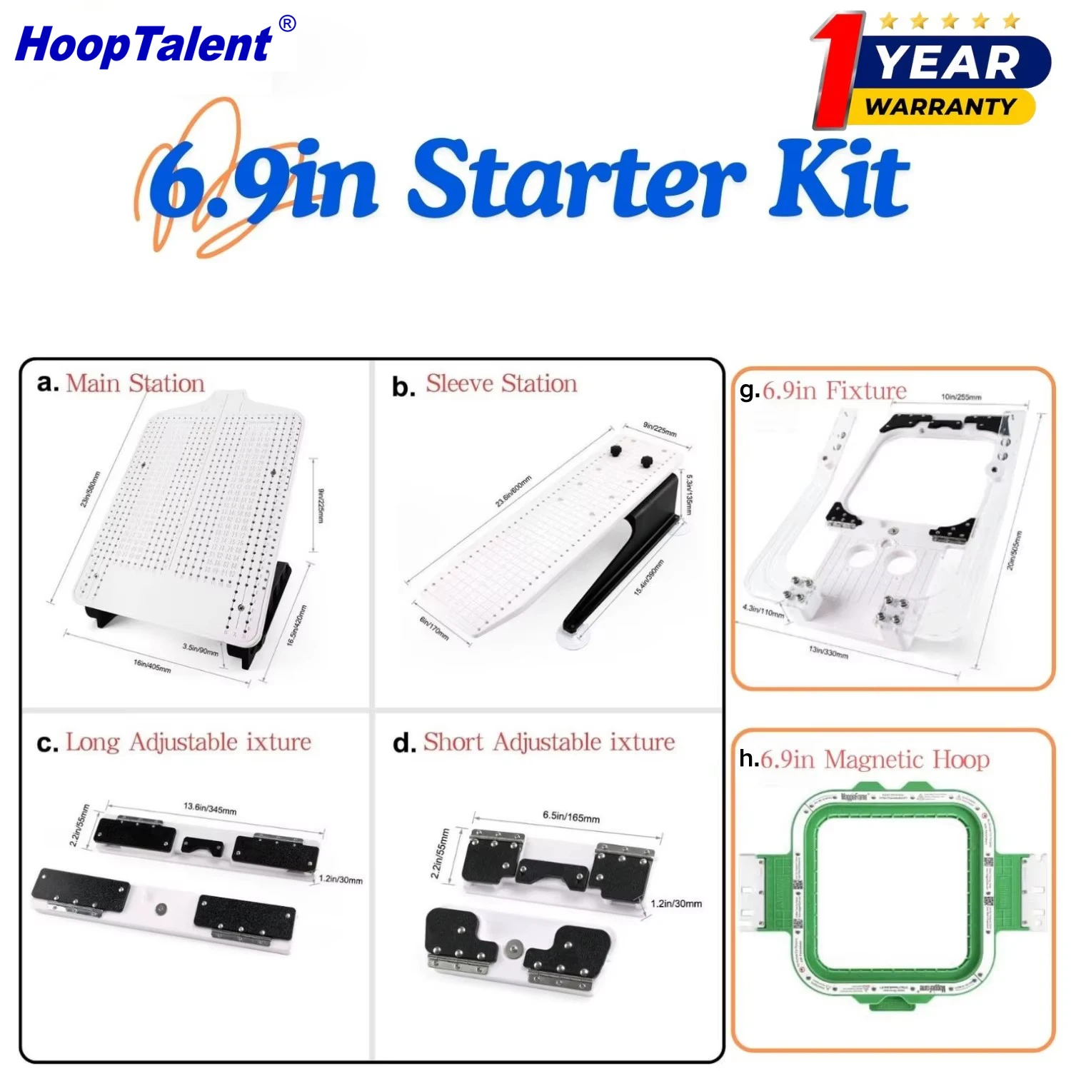 ชุดอุปกรณ์ Hooping Station สำห - Embroidery Hoop Kit บทวิจารณ์และราคา