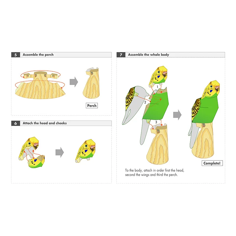 Budgerigar Parrot Bird Handmad - Art Craft Center บทวิจารณ์และราคา