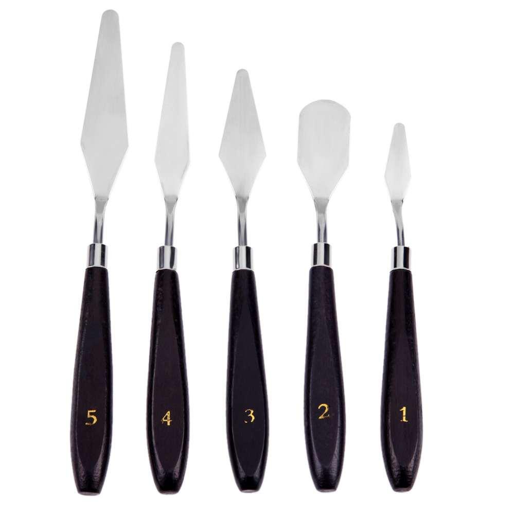 มีดผสมสีสำหรับงานศิลปะ 5 ชิ้น  - Painting Knife Palette บทวิจารณ์และราคา