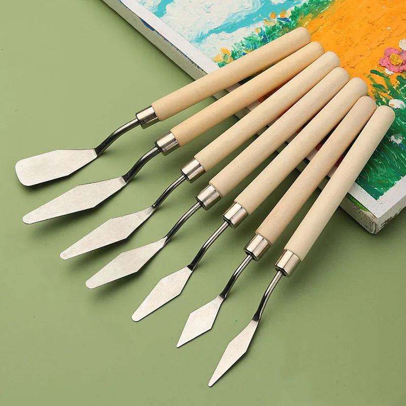 ชุดอุปกรณ์วาดภาพ 1/2 ชุด มีดปา - Painting Knife Palette บทวิจารณ์และราคา