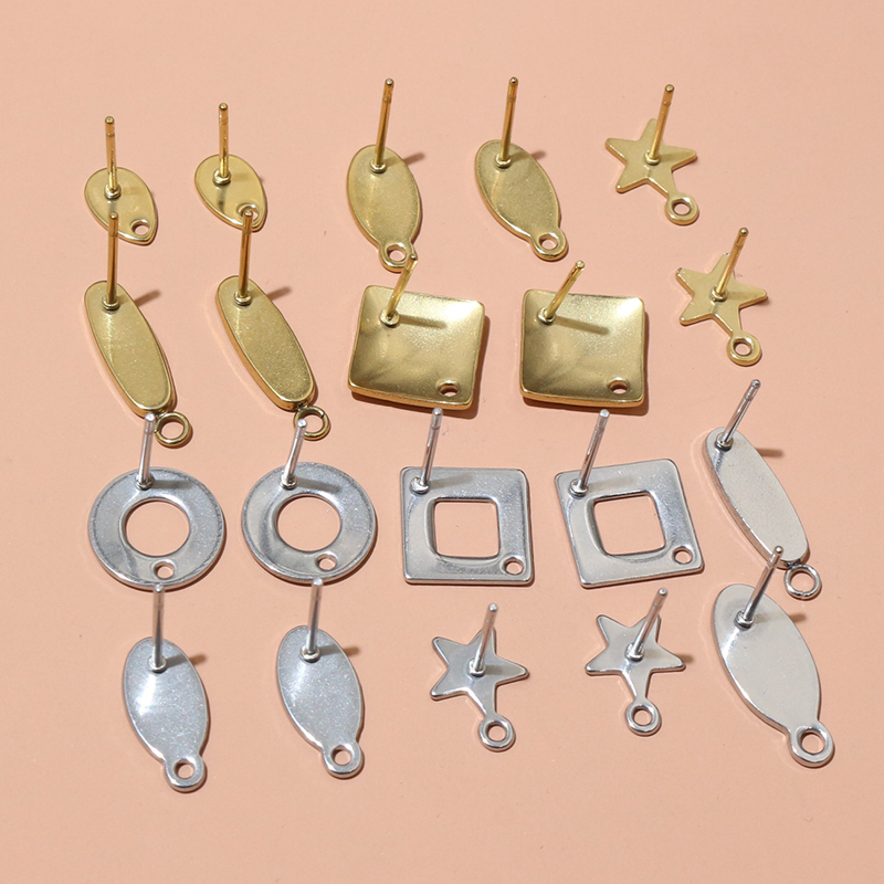 20ชิ้นสแตนเลสหัตถกรรมต่างหูกระ - Art Craft Diy บทวิจารณ์และราคา