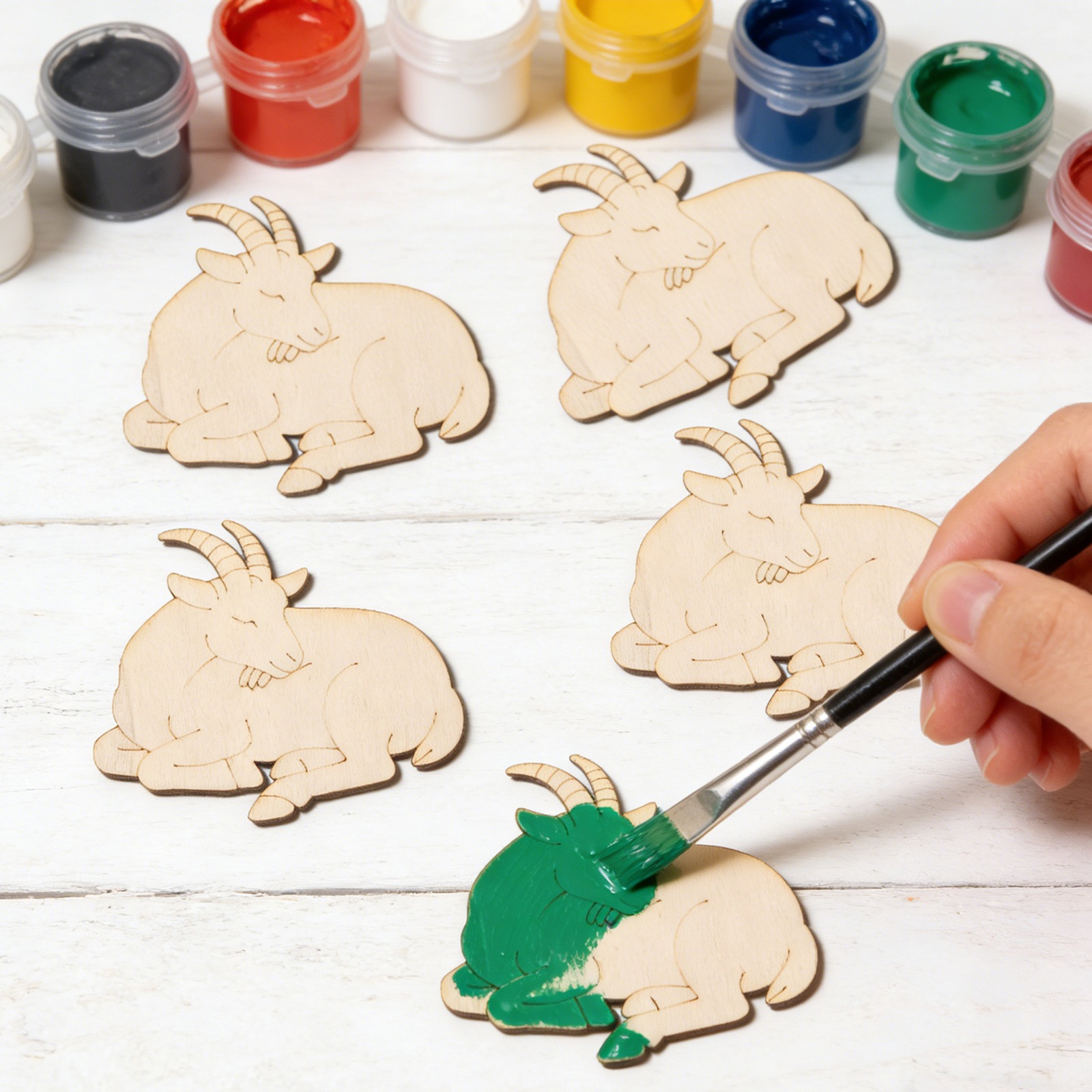 ชุดงานฝีมือไม้แกะสลักรูปแกะ 10 - Art Craft Diy บทวิจารณ์และราคา