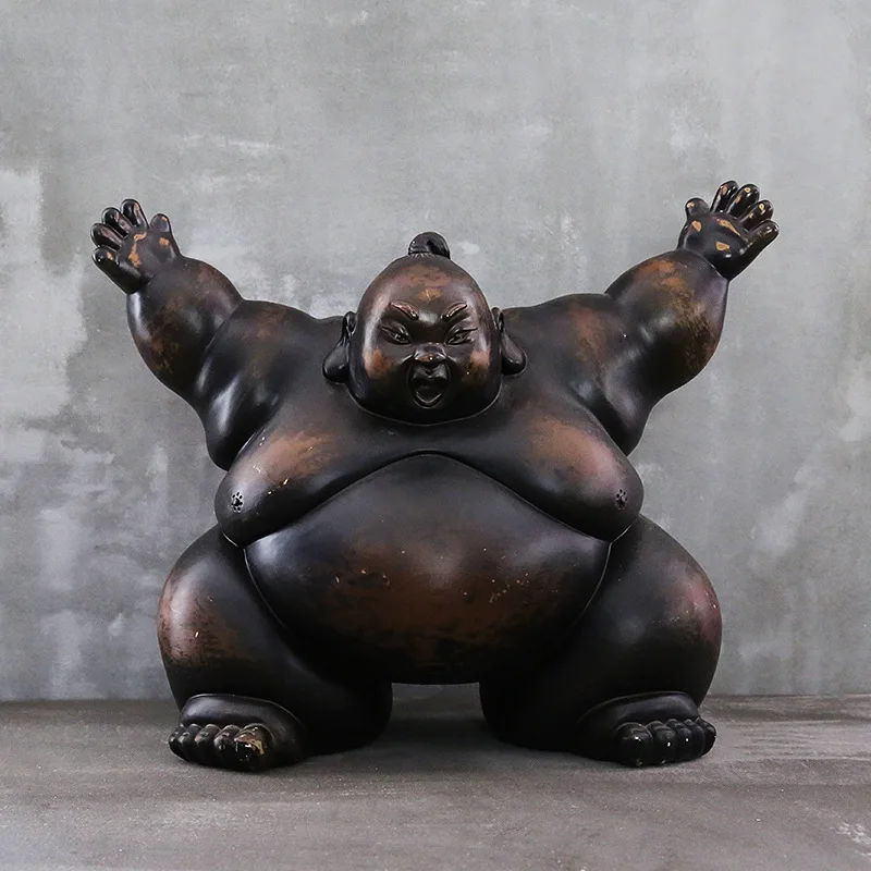 ซูโม่ญี่ปุ่นรูปFigurineบทคัดย่ - Art Craft Japan บทวิจารณ์และราคา