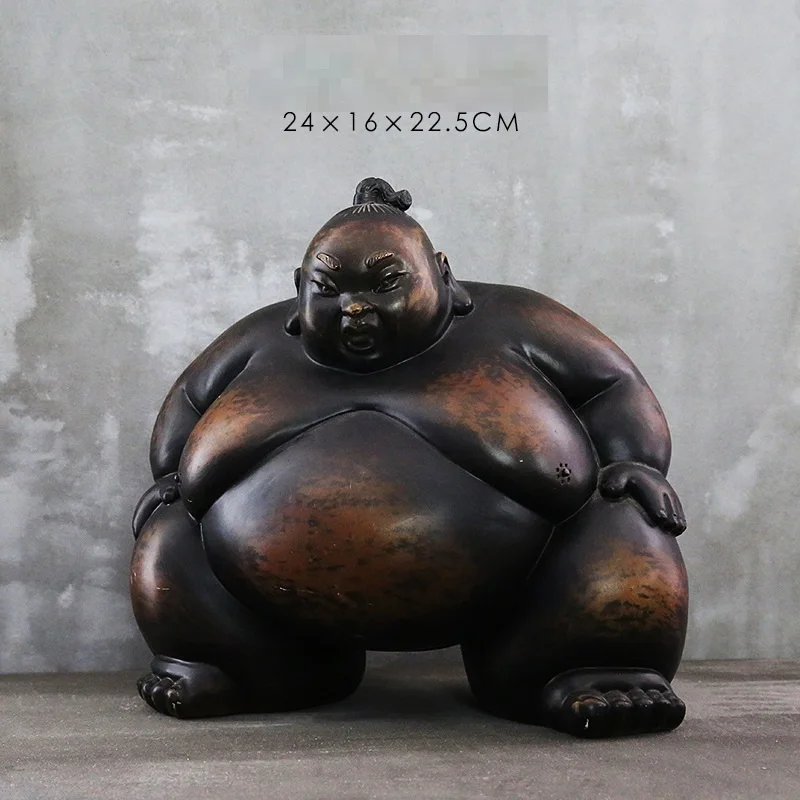 ซูโม่ญี่ปุ่นรูปFigurineบทคัดย่ - Art Craft Japan บทวิจารณ์และราคา