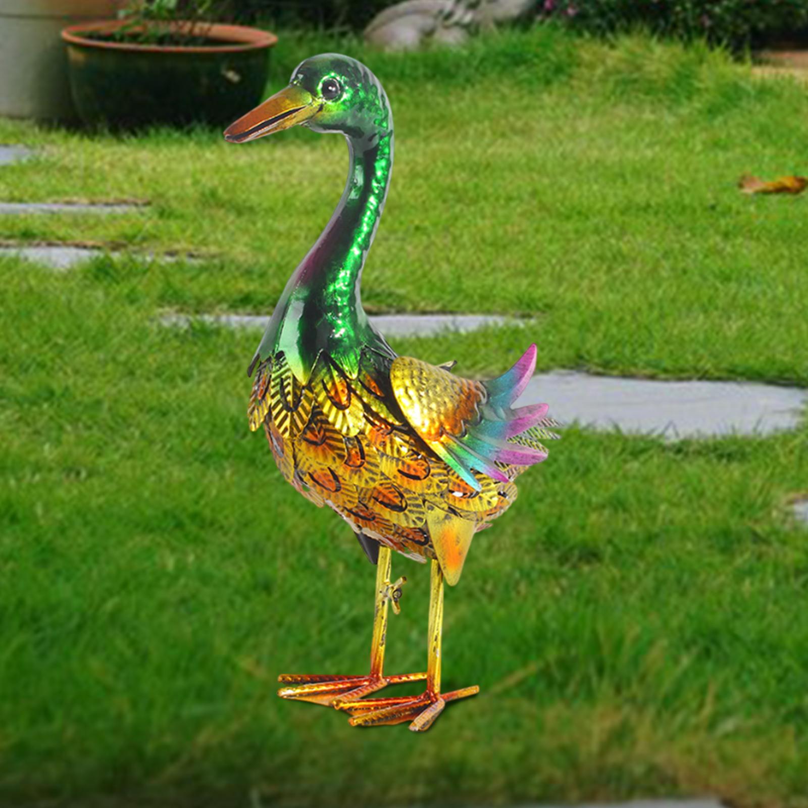 รูปปั้นเป็ดยืนเหล็กตุ๊กตาสัตว์ - Art Craft Duck บทวิจารณ์และราคา