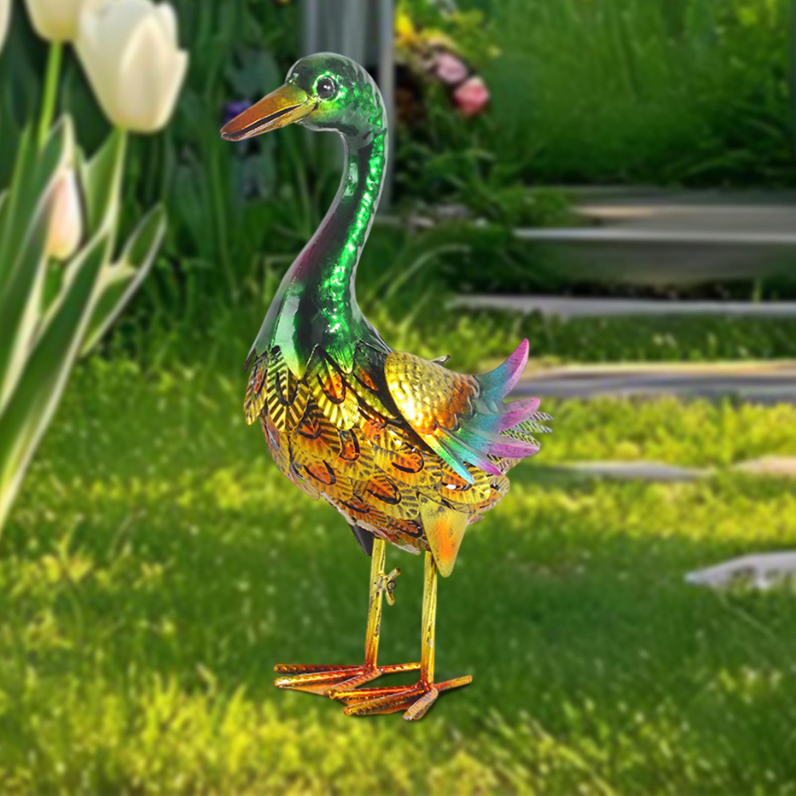 รูปปั้นเป็ดยืนเหล็กตุ๊กตาสัตว์ - Art Craft Duck บทวิจารณ์และราคา
