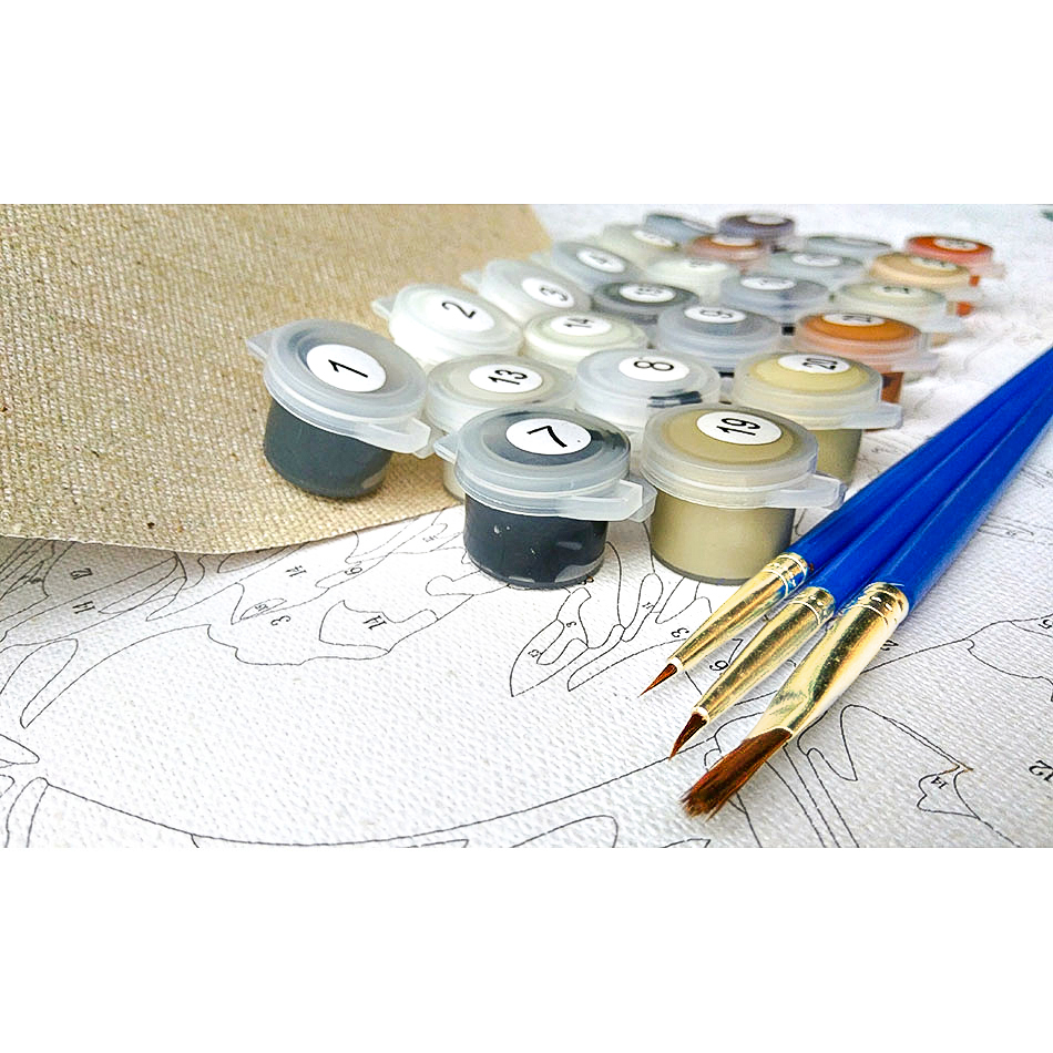 GATYZTORY ภาพวาดเมืองตามตัวเลข - Art Craft Picture บทวิจารณ์และราคา